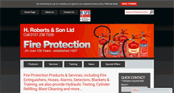 Desktop Screenshot of fireprotectionproducts.co.uk